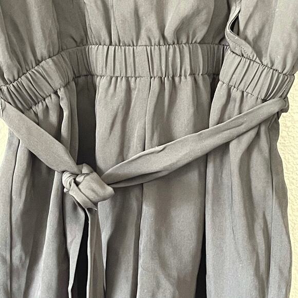 GUESS Black Lehanna Shorts Cross Over Roll Tab Sleeve Womens New Romper XS - Picture 5 of 10